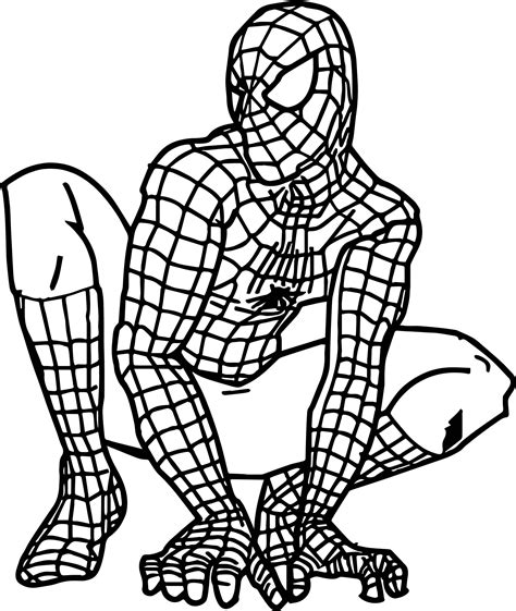 spiderman coloring pages free|realistic spider man coloring pages.